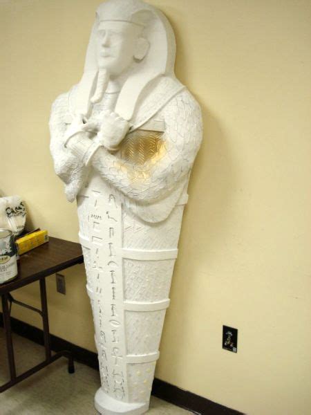 guest post paper mache mummy  sarcophagus egyptian party