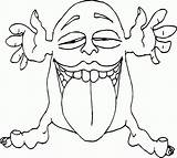 Monster Colorir Monstros Imprimir Silly Mostri sketch template