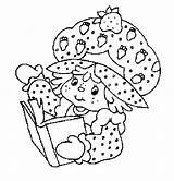 Strawberry Shortcake Coloring Pages Book Color Vintage Sheets Library Clipart Clip Characters sketch template