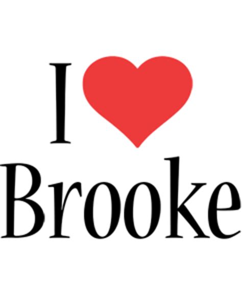 brooke logo  logo generator kiddo  love colors style