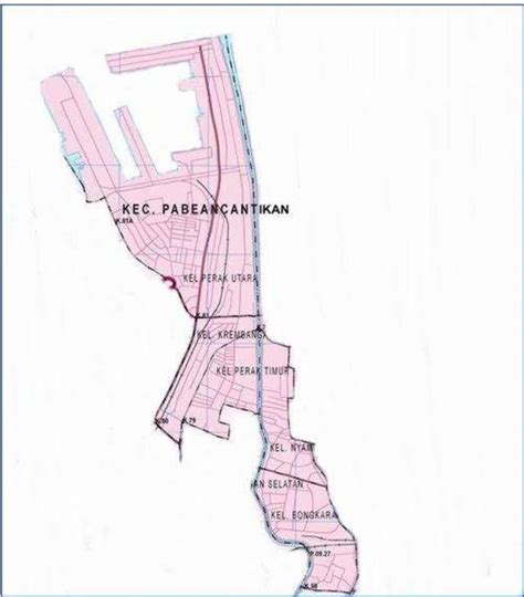 peta kecamatan pabean cantikan surabaya utara lokanesia