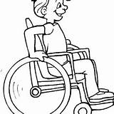 Coloring Wheelchair Disability Boy Pages Sad Colouring Kidsplaycolor People Never Should Children Helping Color Kids sketch template