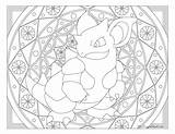 Pokemon Nidoqueen Coloring Coloriage Windingpathsart Mandala Dessin Adult Choose Board sketch template