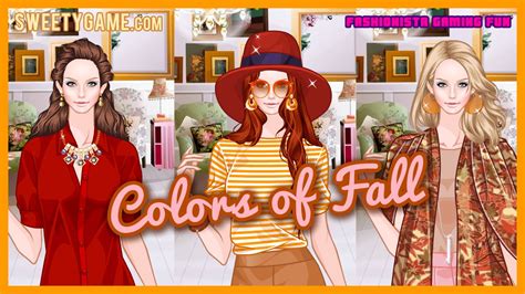 colors of fall fun online fashion dress up games for girls teens youtube