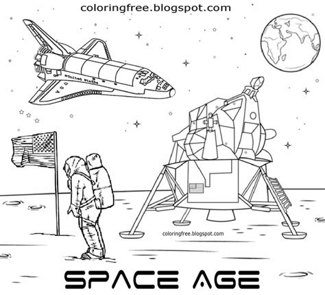 mapollo  moon landing coloring pages coloring pages