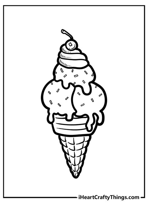 ice cream coloring pages   printables