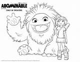 Abominable Savoir Dessin Everest Coloriage Yeti Neiges Colorier sketch template