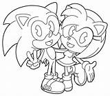 Sonic Amy Coloring Pages Baby Getdrawings sketch template