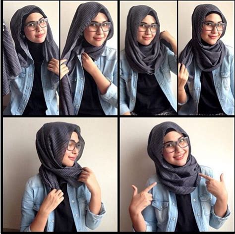 simple and quick no pins ☺️ ranihatta hijab style tutorial