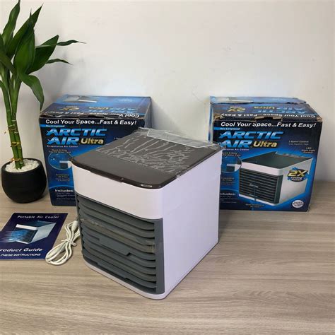 mini ar condicionado portatil cooler umidificador climatizador  luz led usb item info