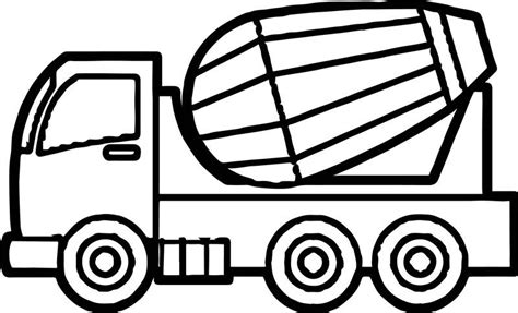 cement truck coloring page truck coloring pages cement truck
