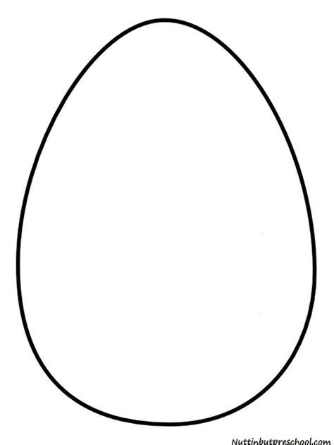 easter egg drawing template  getdrawings