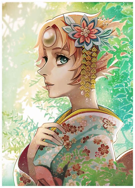 Image Pearl In Kimono Fanart  Steven Universe Wiki