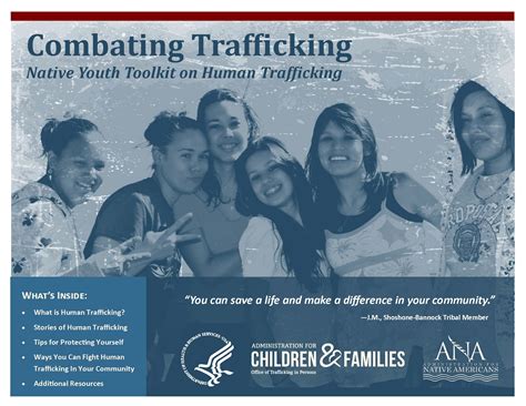 combating human trafficking in native communities the administration