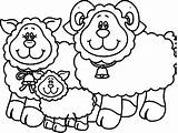 Coloring Sheep Pages Family Pastel Carson Dellosa Print Minecraft Lamb Shaun Disney Getcolorings God Printable Getdrawings Couple Young Colouring Color sketch template