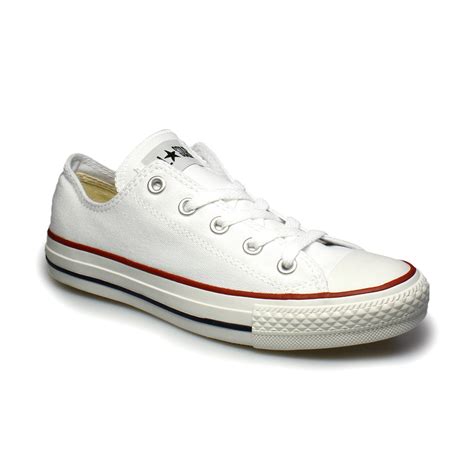 converse  star lo white canvas trainers sneakers shoes mens womens size   ebay