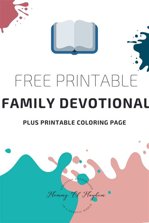 printable family devotional