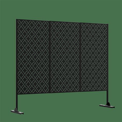 Fency 6 5 Ft H X 4 Ft W Privacy Screen Metal Fence Panel And Reviews