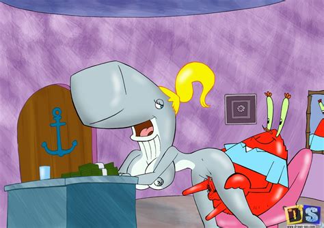 rule 34 balls breasts cetacean crab drawn sex female from behind incest mr krabs nipples pearl