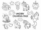 Unicornio Eenhoorn Doodle Regenboog Tekening Schattige Kerst Zittend Kleuren sketch template