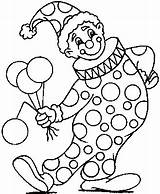 Coloring Clown Pages Girl Getcolorings sketch template