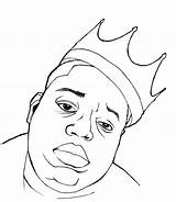 Biggie Notorious Coloring Smalls Drawing Easy Drawings Big Pages Small Tupac Caricature Sketch Simple Hop Hip Cool Ca Sketches Search sketch template