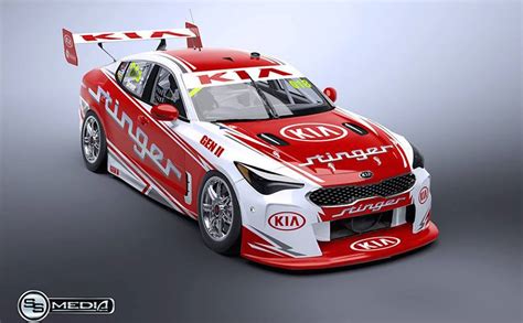 Potential Kia Stinger Australian Supercars Racer Rendered