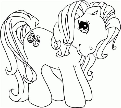 printable   pony coloring pages  kids coloring home