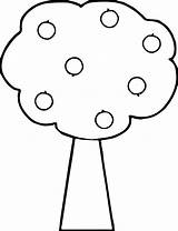 Tree Coloring Pages Apple Good Wecoloringpage sketch template
