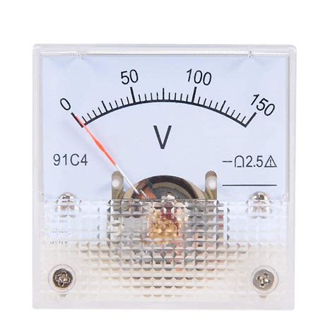 dc voltmeter  dc     analog panel volt voltage meter