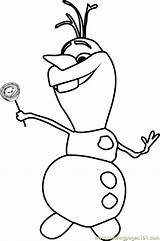 Coloring Olaf Dancing Pages Coloringpages101 Frozen sketch template