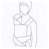 Breastfeeding Coloring Sheets Babywearing sketch template