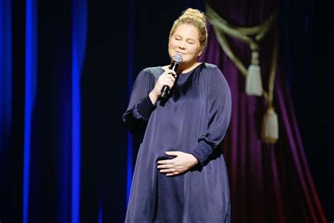 amy schumer pregnant in growing brought some really relatable jokes