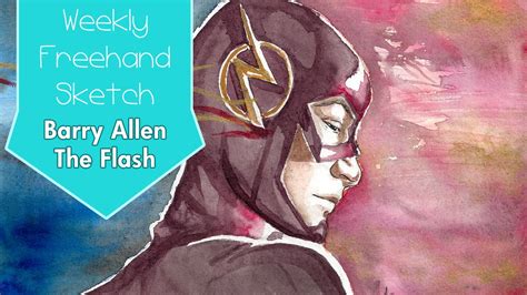 Grant Gustin As Barry Allen The Flash Freehand