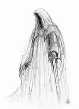 Nazgul Sketches Drawing Lotr Lord Drawings sketch template
