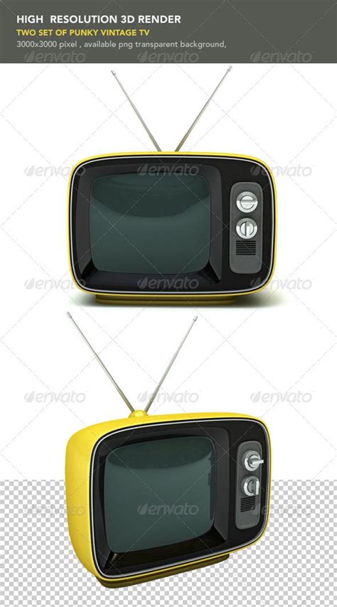 vintage yellow tv vintage yellow vintage graphics design ideas