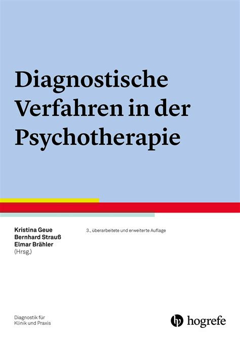diagnostische verfahren  der psychotherapie   kaufen ebooks angewandte psychologie