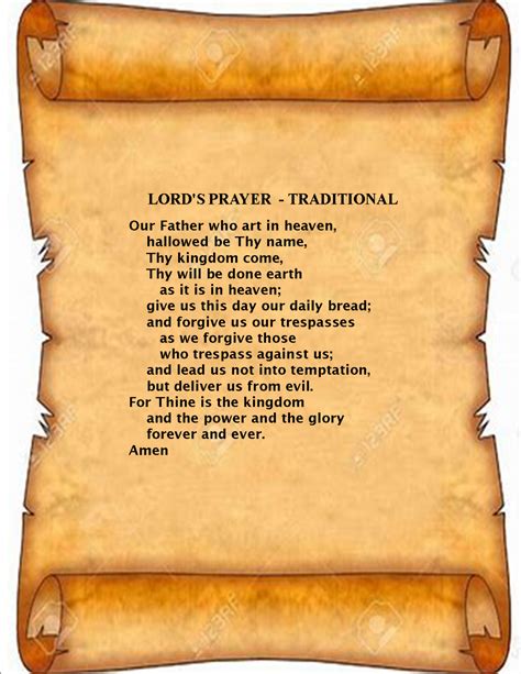 lords prayer traditional messiah lutheran church missouri synod