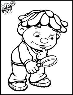 top sid  science kid coloring pages