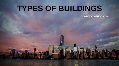 types  buildings civil engineer