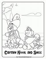 Jake Coloring Pirates Neverland Pages Hook Captain Sheets Never Disney Land Pirate Pan Peter Printable Smee Kids Boys Ausmalbilder Book sketch template