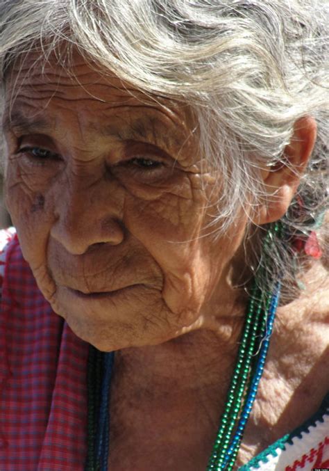 faces  cuetzalan mexicos older women   landscape