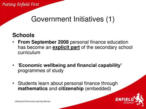 ppt initiatives to protote financial literacy capability