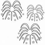Fireworks Coloring Pages Year Years Printable Chinese Firework Independence Print Canada Colouring Kids Clipart Bigactivities Color Leap July Sheets Book sketch template