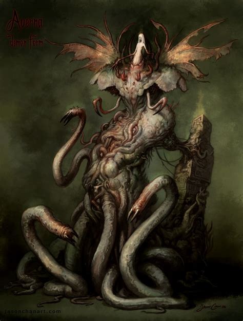 in r lyeh there is a pin up of this demon queen likely