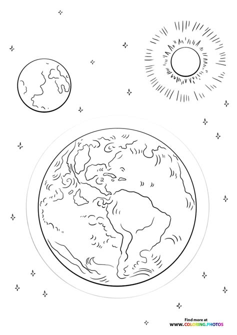 solar system coloring pages  kids   easy print
