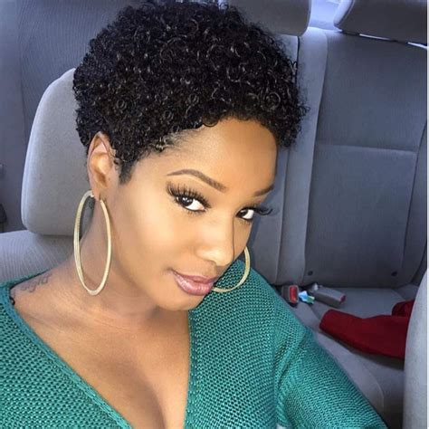 bliss hair afro curly wig short curly human hair wigs  women short short pixie cut curly wigs