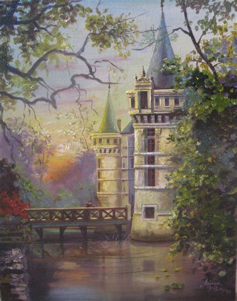 chateau sunset  high quality limited edition giclee etsy fine art sunset chateau