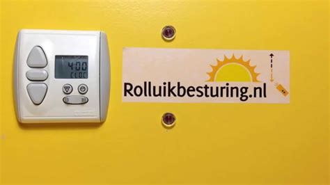 rolluikbesturingnl opnieuw tijd instellen somfy chronis uno easy handleiding youtube