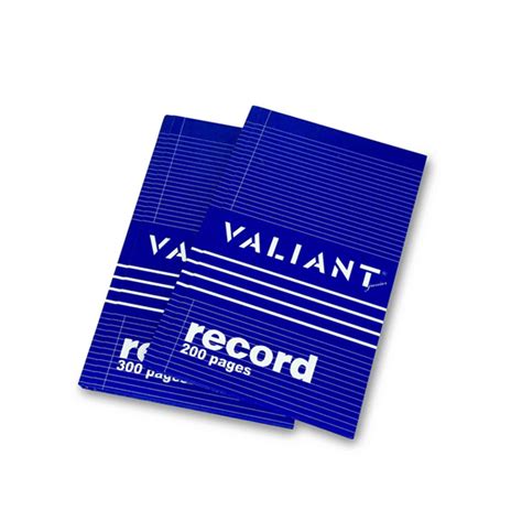 valiant record book padded pp pp officemoto  shop